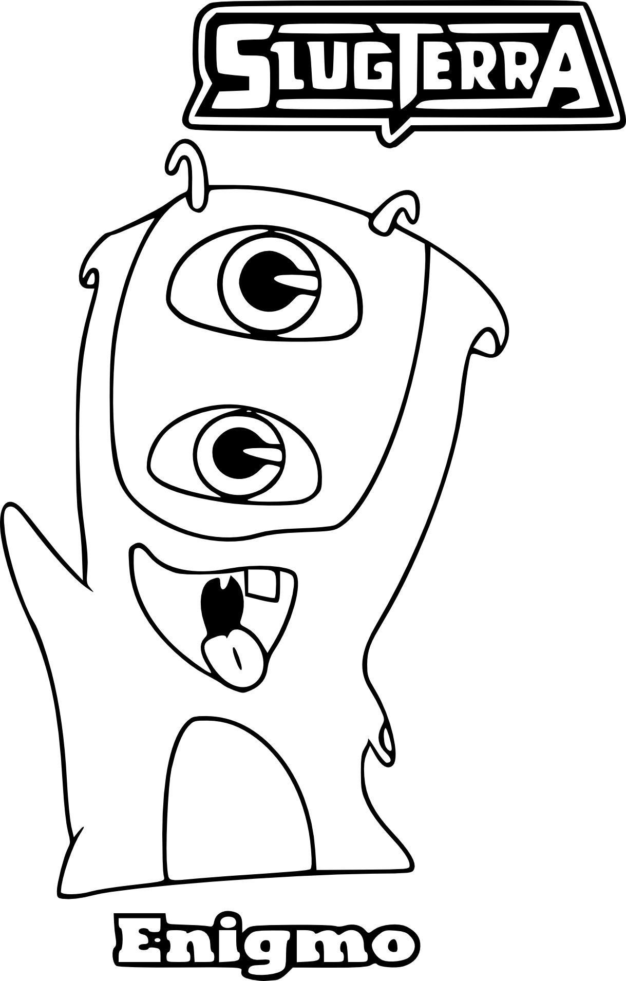 Coloriage Enigma Slugterra